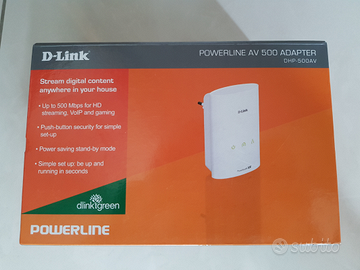 Kit POWERLINE D-Link 500Mbps - Internet su 220volt