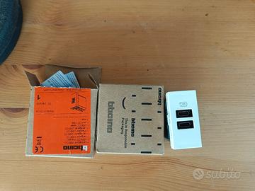 bticino caricatore usb matixgo