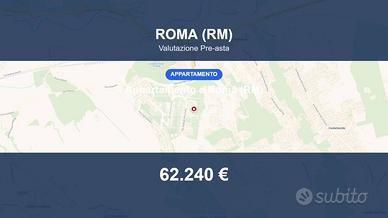 Immobile in asta di 38 m² con box auto a Roma