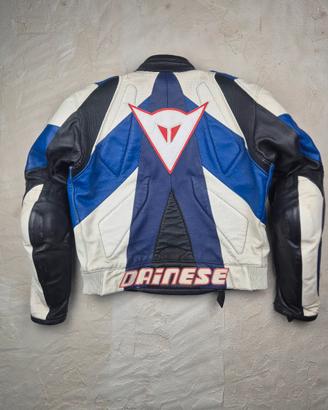 giacca moto Dainese TG 48 in pelle con protezioni 