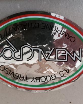 raro adesivo vintage metalcrom 