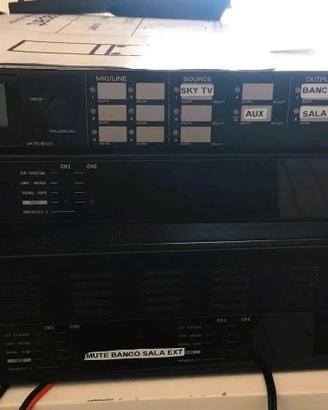 Impianto audio/video professionale