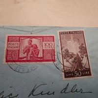 Busta Repubblica 1949 per USA - Alto Valore 100 Li