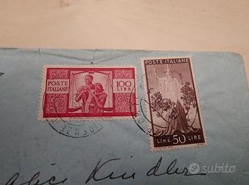 Busta Repubblica 1949 per USA - Alto Valore 100 Li