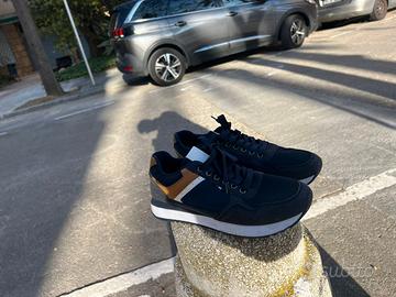 Scarpe sportive uomo blu e marrone – ottime