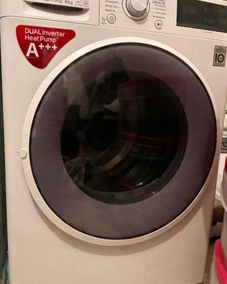 asciugatrice LG Dual Inverter Heat Pump 8 kg