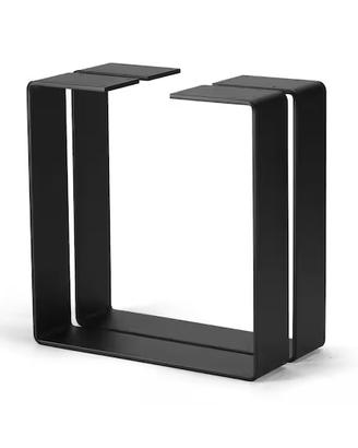 Coppia gambe tavolo a forma quadrata in ferro