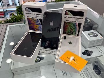 Apple iPhone XS MAX 64GB - BATTERIA AL 100%