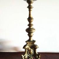 Lampada antica da tavolo bronzo alta cm.41