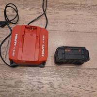 CARICABATTERIA HILTI C 6-22 + BATTERIA NURON B 110