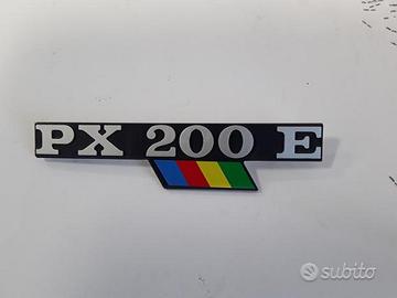 targhetta fregio PX 200 E nuova