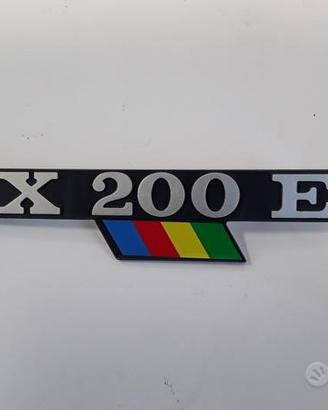 targhetta fregio PX 200 E nuova