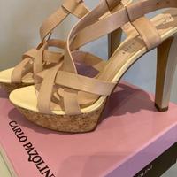 Sandalo color nude Carlo Pazolini n39