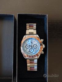 Orologio Automatico Ice Blue Stile Daytona
