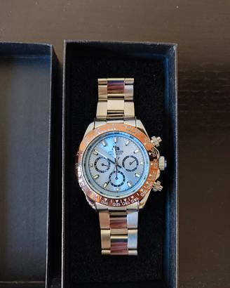 Orologio Automatico Ice Blue Stile Daytona