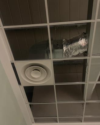 Pannelli controsoffitto e diffusori conici