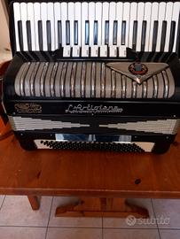 Fisarmonica 120 bassi L'Artigiana nera