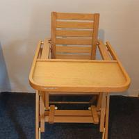 Seggiolone Di Legno Per Bambini