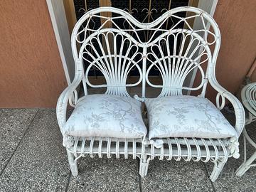 Salottino in vimini