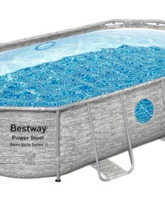 Piscina Bestway Power Steel 427x250x100+Telo+Robot