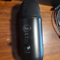 Microfono USB Blue Yeti + supporto a braccio