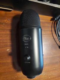 Microfono USB Blue Yeti + supporto a braccio