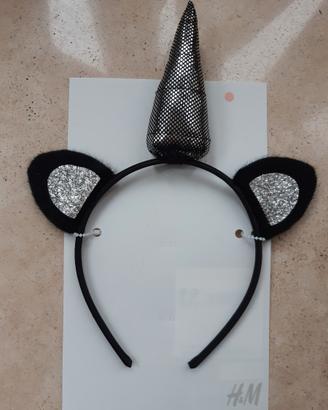 Cerchietto Unicorno Nero Gothic Halloween H&M