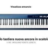 Tastiera keystation 88 tasti nuova mai usata