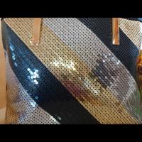 borsa shopper con paillettes 