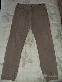 Pantaloni uomo Benetton marroni