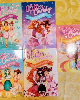 5 libri della serie "Glitter e Candy" a 36 €
