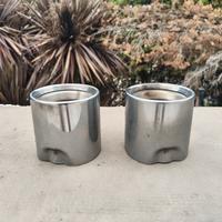 Terminale di scarico cromato per BMW Serie 1 (F40)