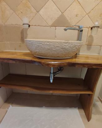 mobile lavabo in resina
