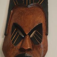 Maschera Etnica Africana legno vintage 