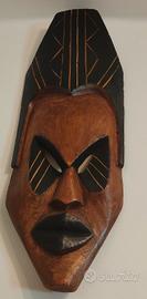 Maschera Etnica Africana legno vintage 
