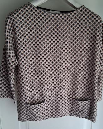 Blusa Promod, con scollo a barca e con maniche a 3