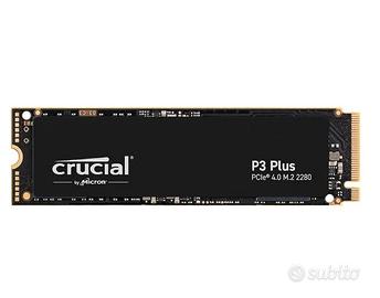 SSD NVME  crucial p3 Plus 500gb PCI 4 gaming 