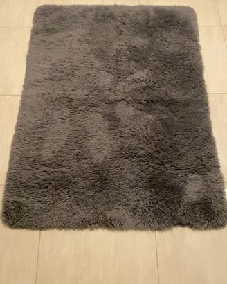 Tappeto shaggy grigio 160x120 cm
