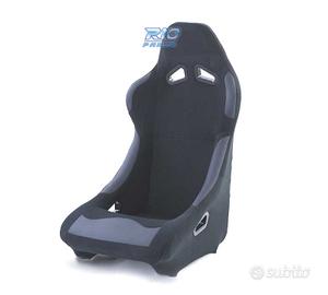 SEDILE BAQUET UNIVERSALE IN ALCANTARA NERO LOOK PO