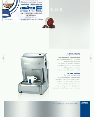 Lavazza EL 3200 rigenerate o ex fiera gar. 1 anno