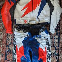 Tuta da moto DAINESE 2 pezzi in pelle - Taglia 50