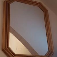 specchio tipo foglia oro