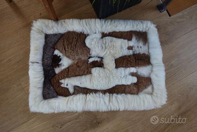 Tappeto autentica pelliccia di alpaca peruviana