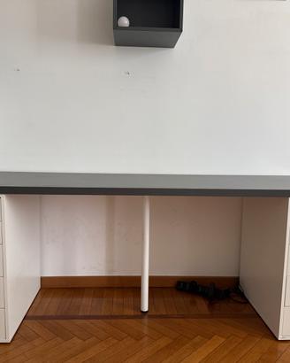 Scrivania IKEA LAGKAPTEN / ALEX 200x60 cassettiere