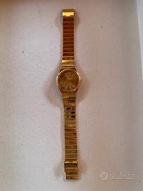 Orologio Vintage anni '90 - Stile Dorato