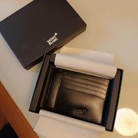 Portacarte Montblanc in pelle nera - nuovo