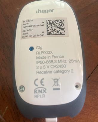 Telecomando Hager RLF003X