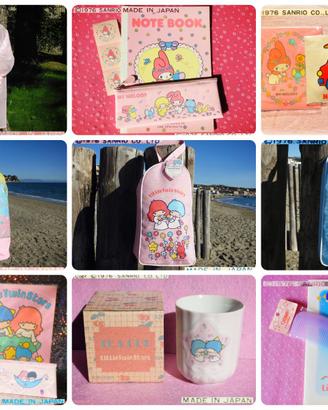 🎔 Sanrio Vintage 1976 Rari oggetti NUOVI 50 ANNI