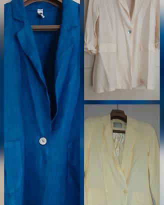 Stock lotto 3 giacche in lino/ misto lino M