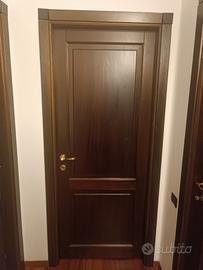 Porte da  interno color noce